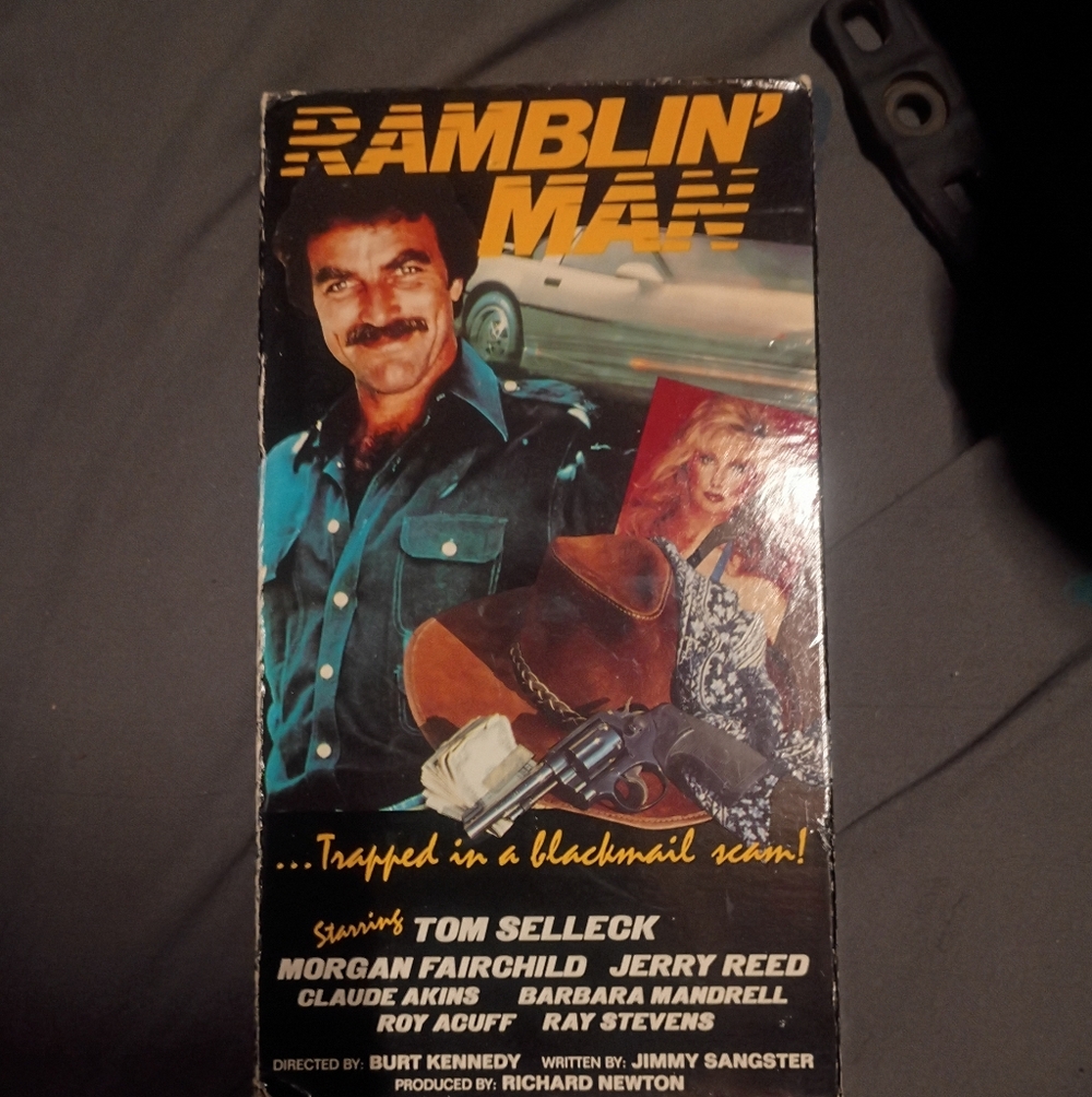 Ramblin’ Man – Tom Selleck – Vintage VHS